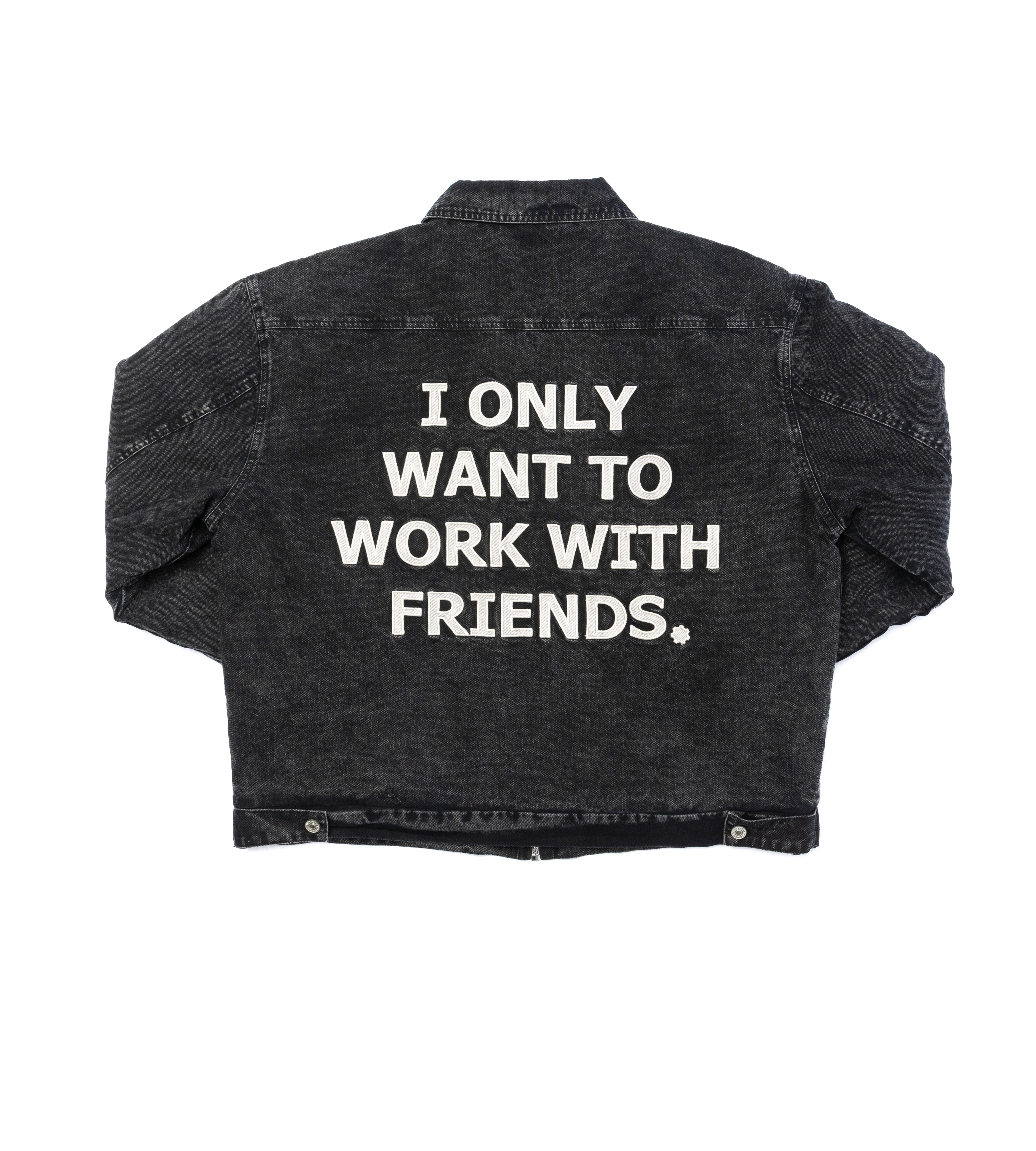 Acid Wash Work Jacket